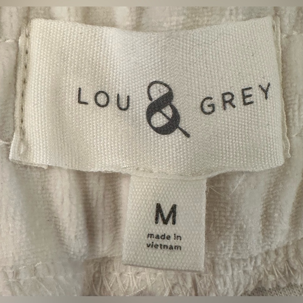 NWT Lou & Grey Joggers~Medium~’Fluffy Marshmallow’~Ivory/Lt Cream Color~$68 - Picture 5 of 10